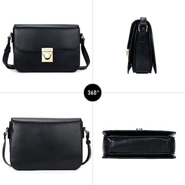 Stylish Chinllo Crossbody Bag for Women - Vegan Leather