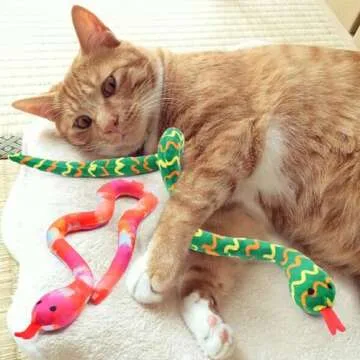 CiyvoLyeen Snake Catnip Toys for Happy Cats