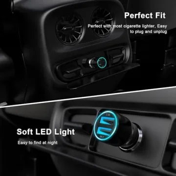 USB Car Charger for iPhone 16 - Dual Fast Charging