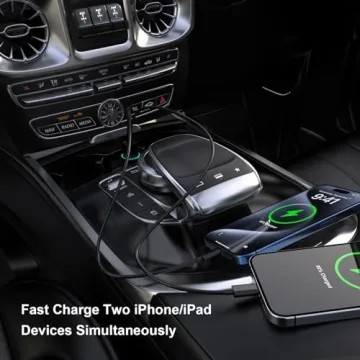 USB Car Charger for iPhone 16 - Dual Fast Charging