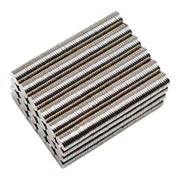 Eokoaiee 8x1mm 150PCS Decorative Fridge Magnets for DIY Building Scientific Craft Office Magnet