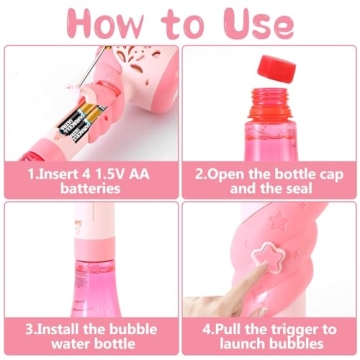 Unicorn Bubble Wand for Kids Magical Outdoor Fun