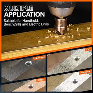 Durable M35 Cobalt Countersink Drill Bit Set for Precision