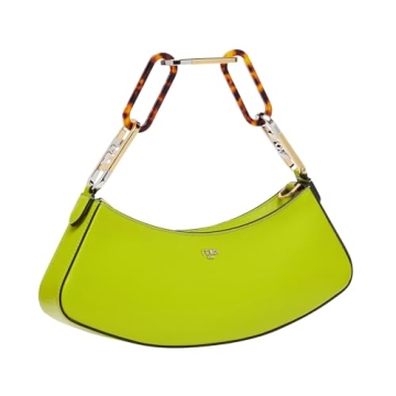 Fendi O'Lock Swing Wasabi Green Leather Shoulder Bag