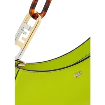 Fendi O'Lock Swing Wasabi Green Leather Shoulder Bag