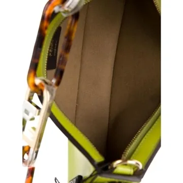 Fendi O'Lock Swing Wasabi Green Leather Shoulder Bag
