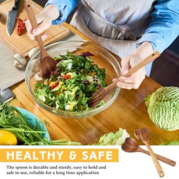 Get the Unique Wooden Heart Spoon Set for Cooking