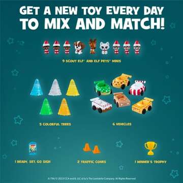 Elf on the Shelf Sweet Spinners Advent Calendar for Kids