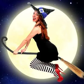 Witch Broom Props for Halloween Kids Costumes