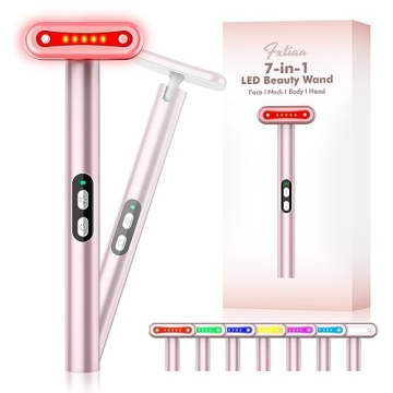 Red Light Therapy Wand: 7-in-1 LED Device for Skincare at Home