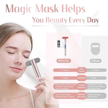 Experience Radiant Skin with Our 7 Colors Skincare Wand