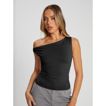 Trendy Queen Off The Shoulder Top Summer Crop Shirt