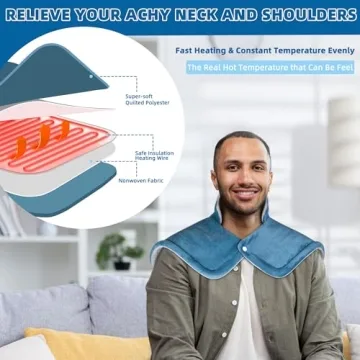 Weighted Heating Pad for Neck Pain Relief Gifts