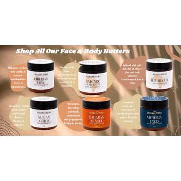 Nabak1ndo Serengeti Sunrise Face and Body Moisturizer Skincare | Ideal for Sensitive Skin and Eczema 2oz