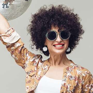 Disco Ball Earrings Disco Outfit Woman 70s 80s 90s Disco Dangle Earrings Disco Outfits for Women Country Concert Earrings Halloween Costume Accessories Party Dress Jewelry Gifts