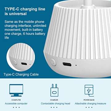 LXIANGN LED UV Nail Lamp for Gel Nails,24W 360° Rotatable Gooseneck UV Light Nail Polish Curing Lamp Nail Dryer for DIY Home & Salon Manicure