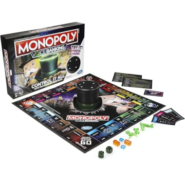 Monopoly Voice Banking Game: Fast, Fun Family Board Game for Ages 8+