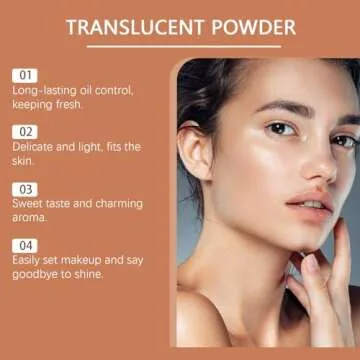 AlluraBeauty Blurring Powder, Blurring Setting Powder by Allura, AlluraBeauty Pink Setting Powder, Blurring Setting Powder Pink Powder Loose Setting for All Skin Tones