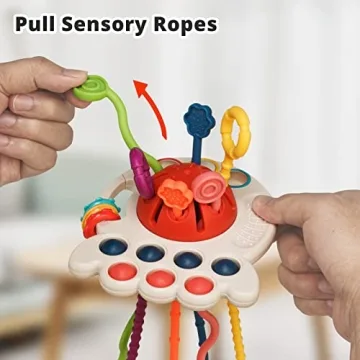 Tiyol Multi-Sensory Octopus Toy for Babies Development