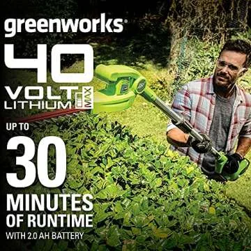 Greenworks 40V Cordless Pole Hedge Trimmer for Easy Trimming