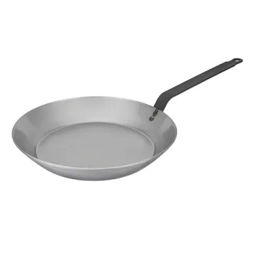 Matfer Bourgeat Black Carbon Steel Frying Pan, 8 1/2"