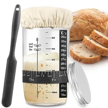 ZUNMIAL Sourdough Starter Kit for Home Baking Enthusiasts