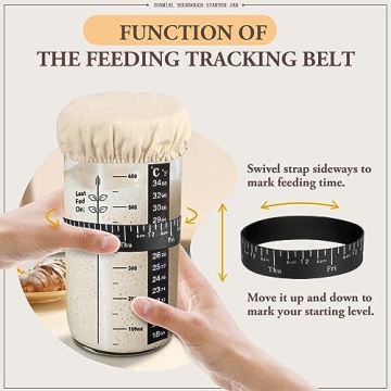 ZUNMIAL Sourdough Starter Kit for Home Baking