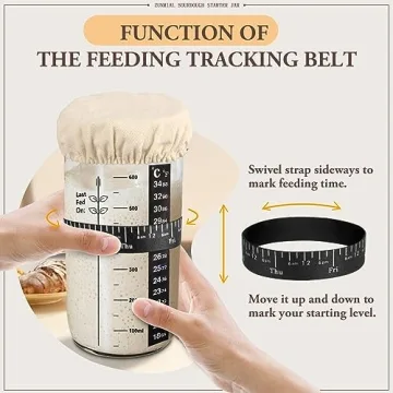 ZUNMIAL Sourdough Starter Kit for Home Baking