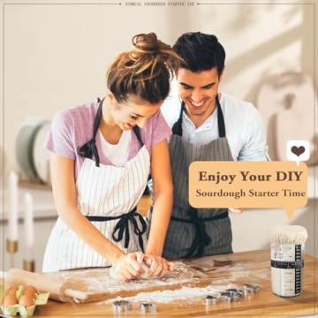 ZUNMIAL Sourdough Starter Kit for Home Baking