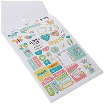 Carpe Diem 7983 Planner Essentials Seasons Mini Sticker Tablet