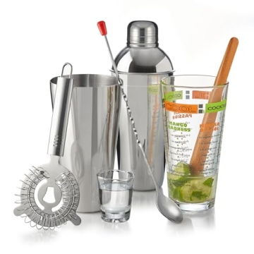 Libbey Mixologist 9-Piece Cocktail Set – Complete Bartending Kit