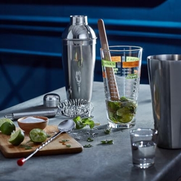 Libbey Mixologist 9-Piece Cocktail Set for Home Bartending