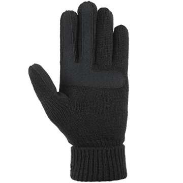 isotoner Women's Cable Knit Gloves with Touchscreen Technology