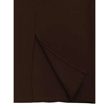 Stylish MixMatchy Women's Elastic Waist Midi Pencil Skirt