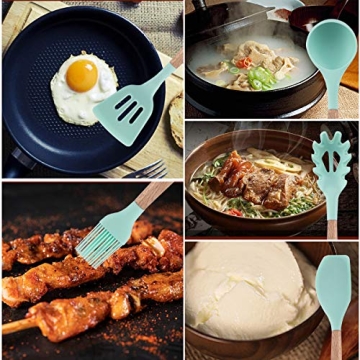 APTGA Kitchen Utensil Set 16 Pieces Essential Silicone Tools