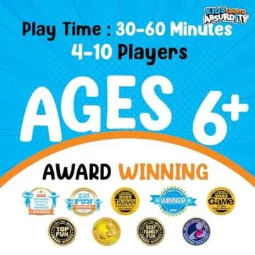 Kids Create Absurdity Funny Card-Game for Kids Family Game Night-Laugh Until You Cry- Stocking-Stuff...