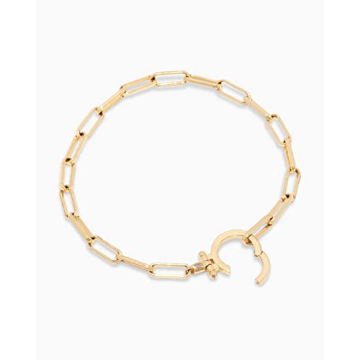 gorjana Women's Parker Paperclip Bracelet in 18K Gold
