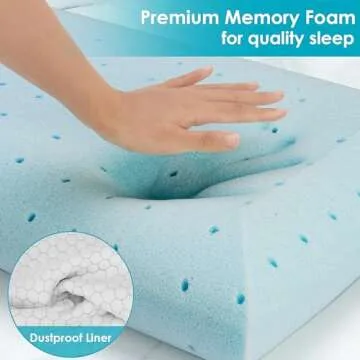 CushyOasis Memory Foam Pillow for All Sleepers - Soft & Supportive