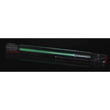 STAR WARS The Black Series Kit Fisto Force Fx Lightsaber with LEDs & Sound Effects, Collectible Role...