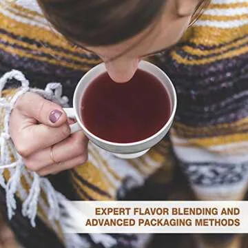 Tipson Organic Turmeric Herbal Infusions - Turmeric Vanilla & Cinnamon Flavor - Caffeine Free, Non GMO, Gluten Free - 25 Premium Tea Bags (Pack of 1)