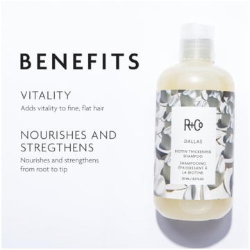R+Co Biotin Thickening Shampoo for Voluminous Hair Vegan