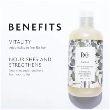 R+Co Biotin Thickening Shampoo for Voluminous Hair Vegan