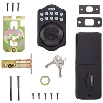 Secure Your Home with Amazon Basics Electronic Deadbolt Lock