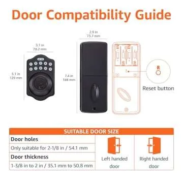 Secure Your Home with Amazon Basics Electronic Deadbolt Lock