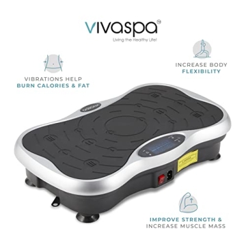 Vivaspa Vibration Platform for Home Gym Vibrating Workouts