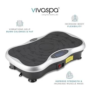 Vivaspa Vibration Platform for Home Gym Vibrating Workouts