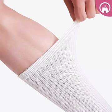 LIMPIDEE 6 Pairs Comfortable Long Women Sports Socks
