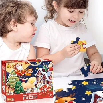 Christmas Puzzle for Kids Ages 3-8 Jumbo 72 Pieces