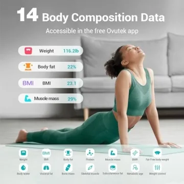 Ovutek Smart Scale: Accurate BMI & Body Fat Measurement