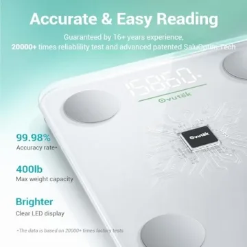 Ovutek Smart Scale: Accurate BMI & Body Fat Measurement